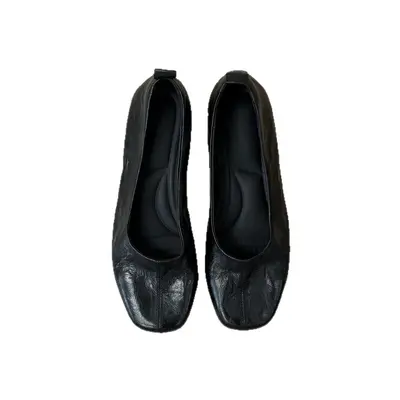 Women's Sheepskin Ballet Flats, French Retro Style, Comfortable