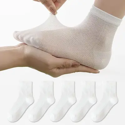 Kinder-Sportsocken weiß, schweißabsorbierend, mittellang - 11