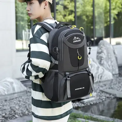 Large capacity mountaineering backpack waterproof travel bag - 8