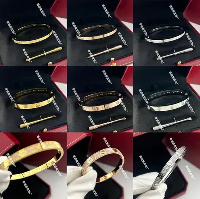 CNC-vergoldetes Nagel-Armband mit Strass, Unisex - 1