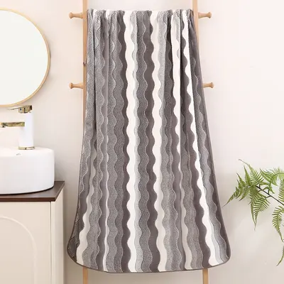 Banyo Havlusu Mercan PolÖ 90*170 Yetişkin Emici Hızlı Kuruyan Büyük Boy Kalın Yüzme Sarmalı Tüm Vücut Giyilebilir Büyük Banyo Havlusu Özel Sipariş - 8