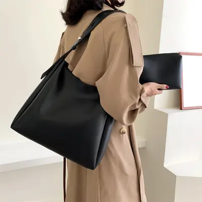 Women's Retro Commuter Tote Bag, Large Capacity, 2025 - 3