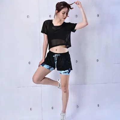 四季款瑜伽服五件套女速干衣专业健身运动瑜伽服套装厂家生产批发