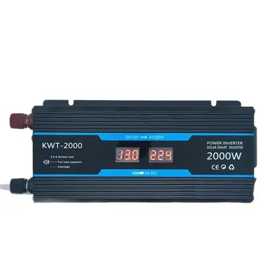 旭禾电子智能数显车载逆变器600W1200W2000W修正弦波逆变转换器 - 5