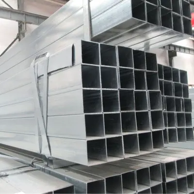 Galvanizli kare çelik boru 40x60 ve 25x25, sıcak daldırma, GB standardı