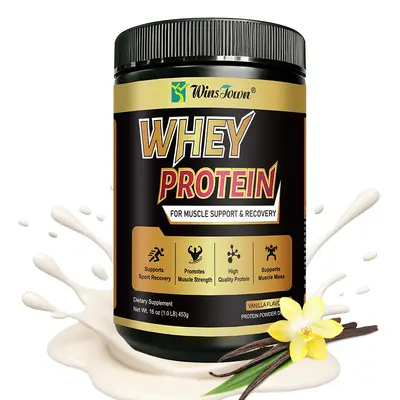 Whey protein powder 450g, for fitness enthusiasts