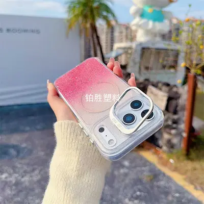 新款适用于苹果IPhone 17 ProMax闪粉渐变16 ProMax亮彩16E透明壳 - 9