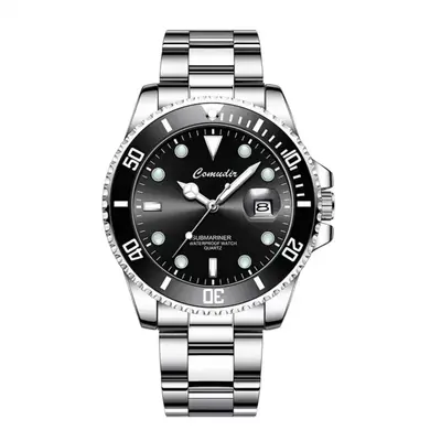 Mekanik oyma erkek saati gece ışığı takvim su geçirmez - 11