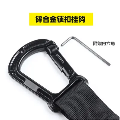 Suspension Training Strap Set, Yoga Fitness Resistance Band - 4
