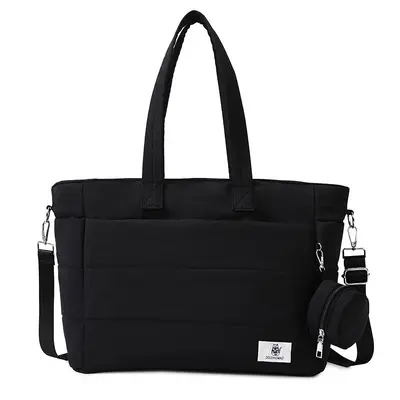 Mommy Tote Diaper Bag with Wet and Dry Compartments, Changing Pad - 10