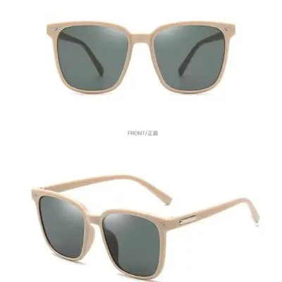 Katzenaugen-Sonnenbrille mit schwarzem Rahmen und UV-Schutz - 8