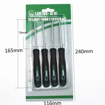 4-teiliges Simmerringabzieher-Set mit O-Ring-Haken