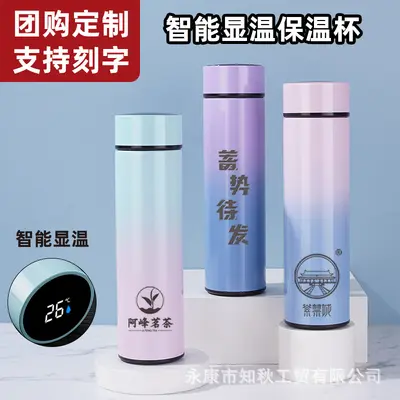 Thermos Cup, 304 Stainless Steel, Smart Temperature