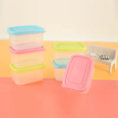 Small vegetable mini sealed plastic box baby food supplement box canteen food sample storage box kindergarten school - 10