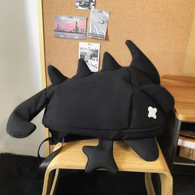 Creative Dinosaur Shark Monster Backpack, Cartoon School Bag - 7