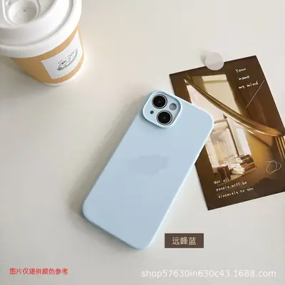 Full Silicone Shockproof Protective Case for iPhone 16 Pro Max, Plain Color - 9