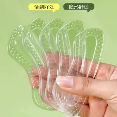 Gel Heel Stickers, Self-Adhesive, Anti-Wear and Anti-Slip for High Heels