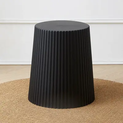 Scandinavian Round Small Coffee Table, Modern Minimalist Living Room Table - 10