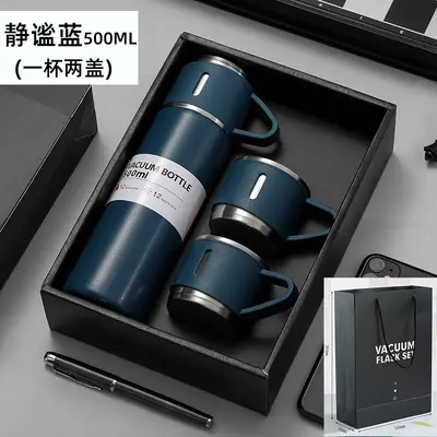 新款礼盒套装304不锈钢保温杯批发 男女便携商务泡茶杯礼品印logo - 8