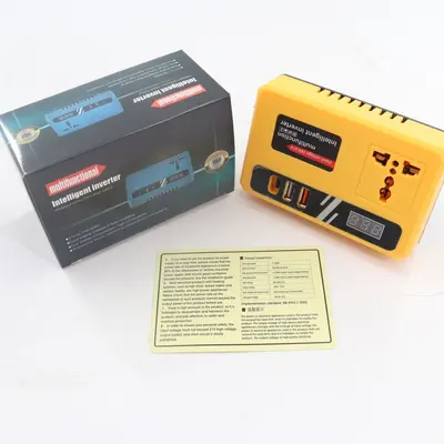 110V/220V invertör, Type-C ve çift USB çıkışlı, yüksek güç - 10