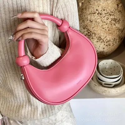French Style Women's Dumpling Shoulder Bag - 4