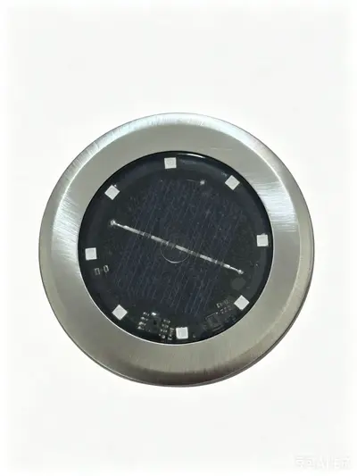 Solar-LED-Rasenleuchte mini, Edelstahl, Sensor, Erdspieß - 8