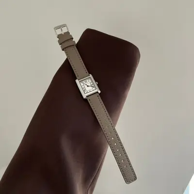 别样复古经典设计方块皮带手表女款极简高级感ins轻奢通勤石英表 - 6