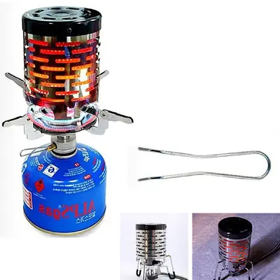 Amazon Best-Selling Outdoor Camping Heating Cover Stove Mini Stainless Steel Portable Heating Cover Camping Tent Heater