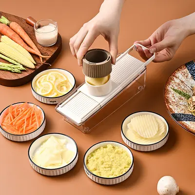 Mini-Gemüseschneider, Kartoffelreibe, Handschutz, Küchenutensil