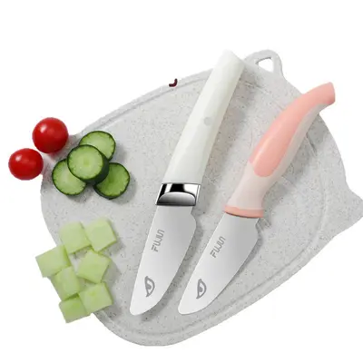 Children's safety fruit knife, unsharpened, with cutting board and tools - 6