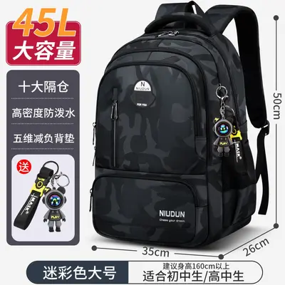 Middle School Backpack, Large Capacity, Spine Support - 11
