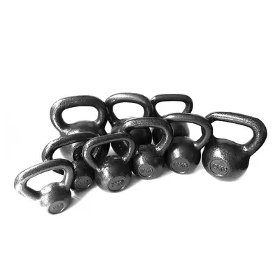 Kettlebell aus lackiertem Gusseisen für Heimtraining und Wettkampf mit Griff