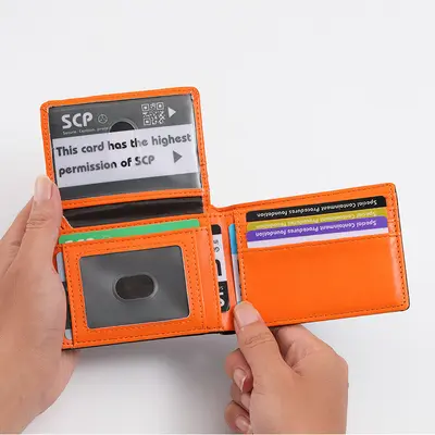 New Men's Ultra-Thin Wallet European and American Minimalist Casual Dollar Clip Card Holder Money Clip Wallet Factory In-Stock