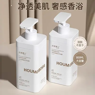 Houmei Peptide Keratin Shampoo, Smoothing Conditioner and Body Wash Set - 1