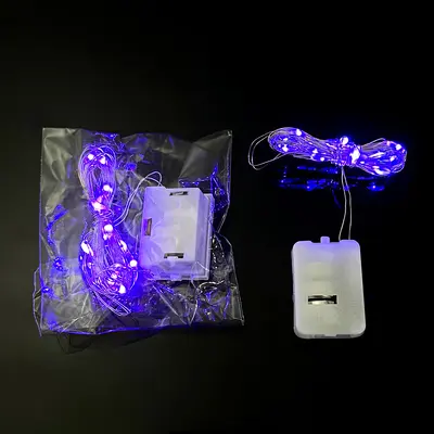 led铜线灯串彩灯三档LED小白盒串灯 表白礼盒波波球装饰氛围布置 - 12