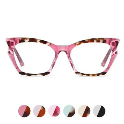 87332 Blue Light Blocking Square TR90 Eyeglass Frame - 2