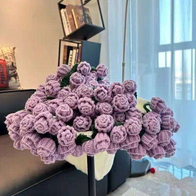 Rose Bouquet Blanket with 99 Roses, Valentine's Day Gift - 9