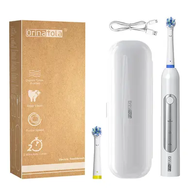 High-End Rotary Electric Toothbrush with Travel Case - 7