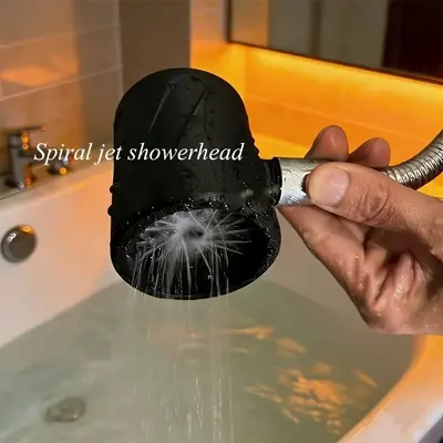 Showerhead, high-pressure, ring-shaped increased water flow - 5