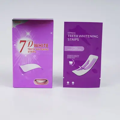7D purple teeth whitening strips sensitive gums