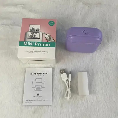 Sınır ötesi Amazon termal mini yazıcı taşınabilir dijital fotoğraf küçük etiket çocuk hediyesi özel - 9