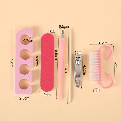 Portable nail care kit with clippers, file and tools - 2