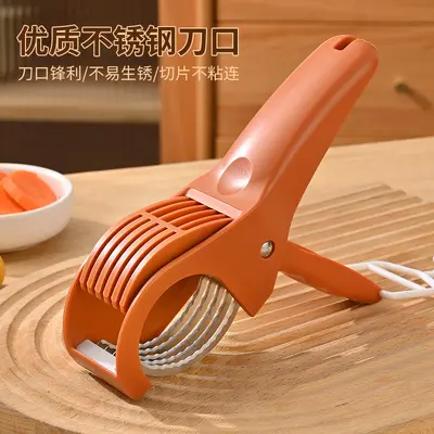Vegetable slicer stainless steel, kitchen cutter set - 7