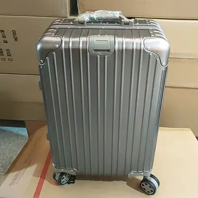 Tamamen alüminyum magnezyum alaşımlı tekerlekli bavul, 24 inç bagaj bavulu, iş seyahati bavulu, metal şifreli kilitli bavul, 20 inç kabin boy bavul. - 12