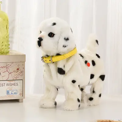 Electric Plush Robot Dog with Music, Walks, Barks and Wags Tail, Sensor - 10