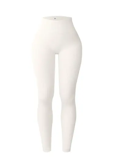 Seamless High-Waist Yoga Leggings with Tummy Control - 5