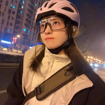 Night Cycling Glasses, Large Frame, Windproof, Clear Lens - 4