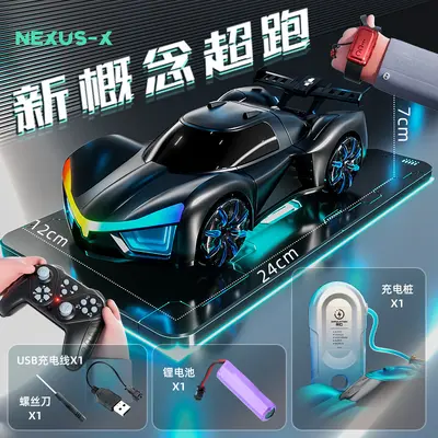Gesture-Controlled Four-Wheel Drive Drift RC Stunt Car Toy with Lights - 13