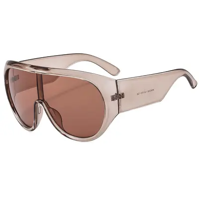 Large Frame Protective Sunglasses, Unisex Fashion Style - 5