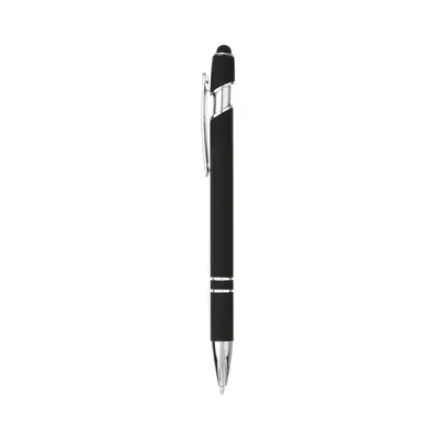 Metal Push Ballpoint Pen with Customisable Logo, Touch Stylus Function - 7